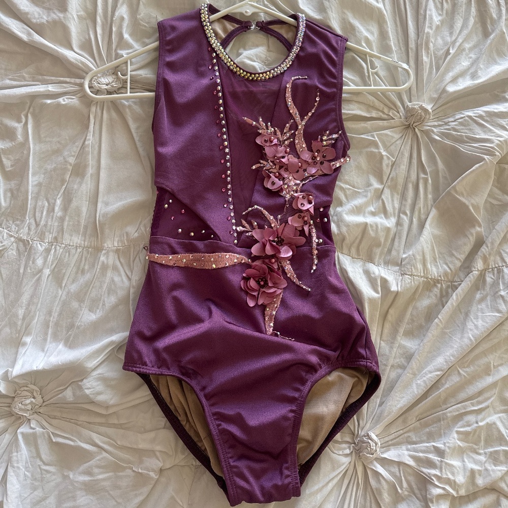 Plum/mauve dance costume
